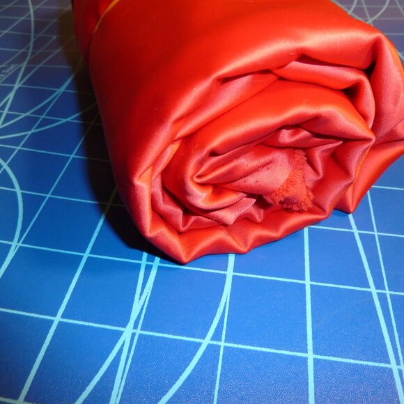 Reversible silk satin fabric - Picture 2 of 2